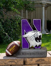 ION College Northwestern University "N-Cat" Stone Mascot