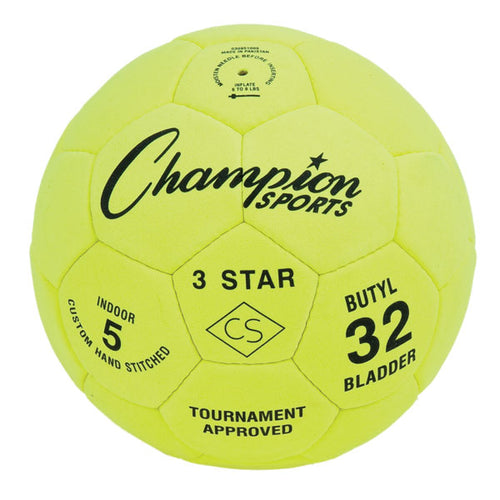 Champion Sports Three Star Indoor Soccer Ball Size 5