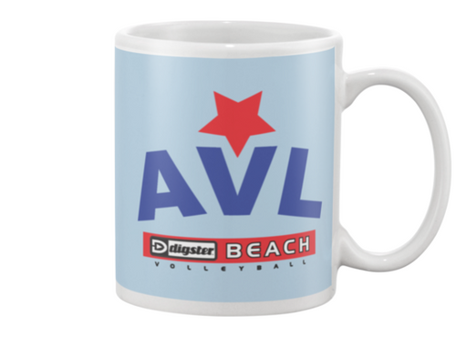 AVL Digster Beach Volleyball Logo Beverage Mug