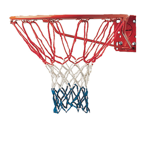 I DUNK™ 4MM Economy Basketball Net Red/White/Blue