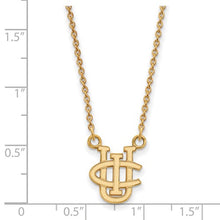 University of California-Irvine Sterling Silver Gold Plated Small Pendant Necklace
