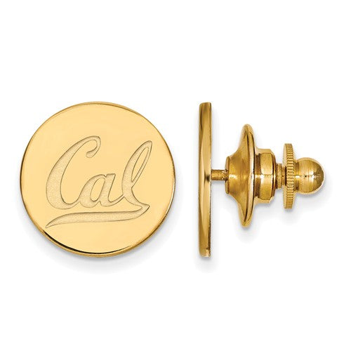 University of California Berkeley Sterling Silver Gold Plated Lapel Pin