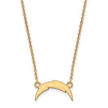 Los Angeles Chargers Gold Plated Small Pendant with Necklace