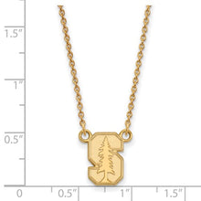 Stanford University Sterling Silver Gold Plated Small Pendant Necklace