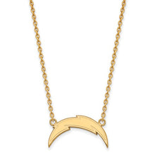 Los Angeles Chargers 14k Yellow Gold Large Pendant with Necklace