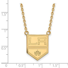 Los Angeles Kings 14k Yellow Gold Large Pendant Necklace