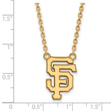 San Francisco Giants 14k Yellow Gold Large Pendant Necklace