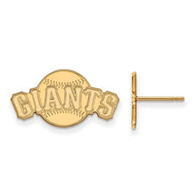 San Francisco Giants 14k Yellow Gold Small Post Earrings