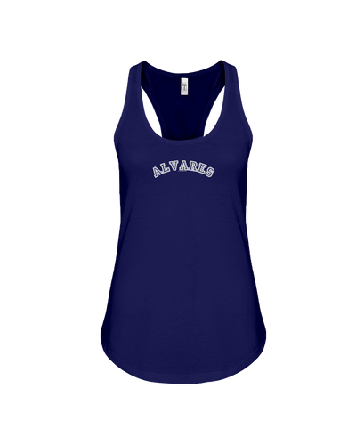 Family Famous Alvares Carch Ladies Racerback Tank