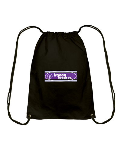 Franco Beach Co Cotton Drawstring Backpack