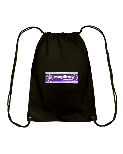 Mcgillvray Beach Co Cotton Drawstring Backpack