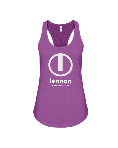 Lennon Authentic Circle Vibe Racerback Tank