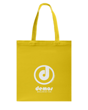 Demos Authentic Circle Vibe Canvas Shopping Tote