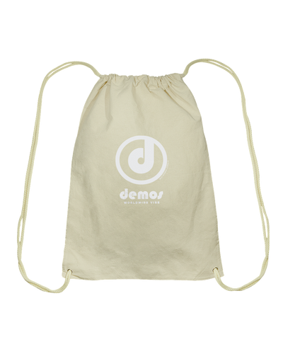Demos Authentic Circle Vibe Cotton Drawstring Backpack