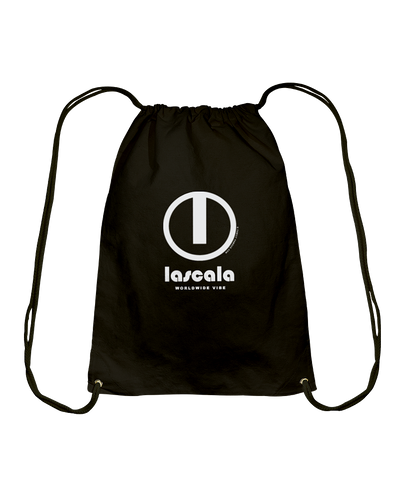 LaScala Authentic Circle Vibe Cotton Drawstring Backpack