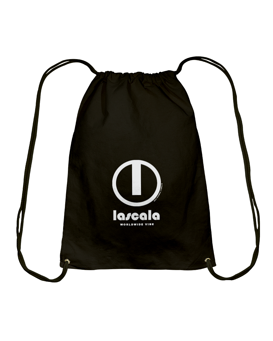 LaScala Authentic Circle Vibe Cotton Drawstring Backpack