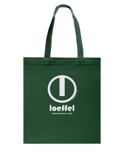 Loeffel Authentic Circle Vibe Canvas Shopping Tote