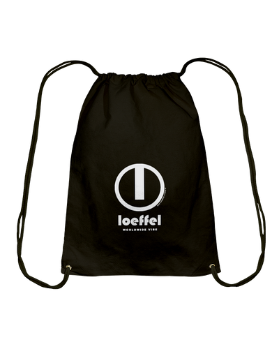 Loeffel Authentic Circle Vibe Cotton Drawstring Backpack