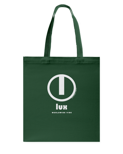 Lux Authentic Circle Vibe Canvas Shopping Tote