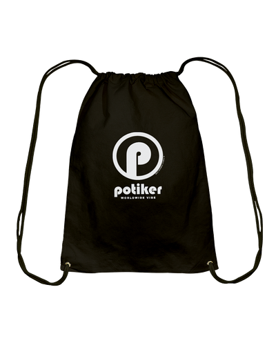 Potiker Authentic Circle Vibe Cotton Drawstring Backpack