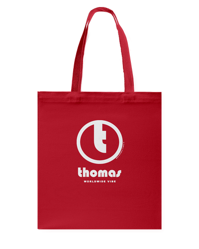 Thomas Authentic Circle Vibe Canvas Shopping Tote