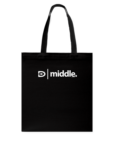 Digster Middle Position 01 Canvas Shopping Tote