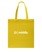 Digster Middle Position 01 Canvas Shopping Tote