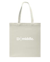 Digster Middle Position 01 Canvas Shopping Tote