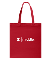 Digster Middle Position 01 Canvas Shopping Tote