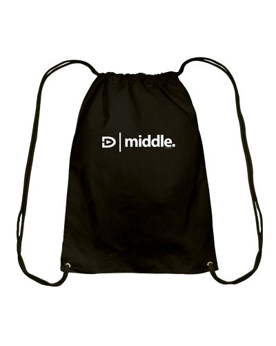 Digster Middle Position 01 Cotton Drawstring Backpack