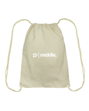 Digster Middle Position 01 Cotton Drawstring Backpack