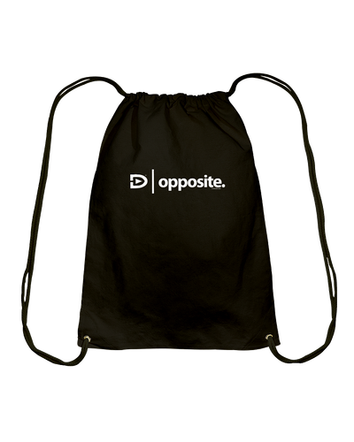 Digster Opposite Position 01 Cotton Drawstring Backpack