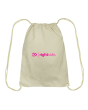 Digster Rightside Position 01 Cotton Drawstring Backpack