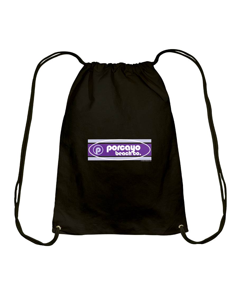 Porcayo Beach Co Cotton Drawstring Backpack
