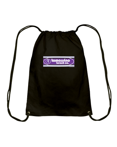Tomaurino Beach Co Cotton Drawstring Backpack