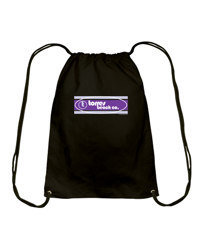 Torres Beach Co Cotton Drawstring Backpack