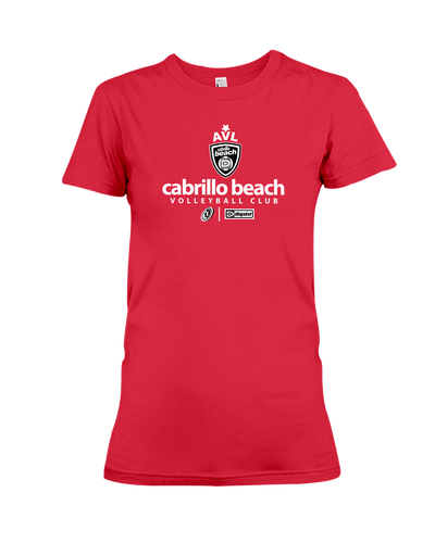 AVL Cabrillo Beach 03 Wht Ladies Tee