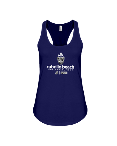 AVL Cabrillo Beach 03 Wht Racerback Tank