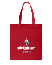 AVL Cabrillo Beach 03 Wht Canvas Shopping Tote