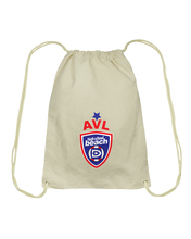 AVL High School Logo RWB Cotton Drawstring Backpack