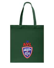 AVL High School Logo RWB Canvas Shopping Tote