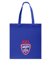 AVL High School Logo RWB Canvas Shopping Tote