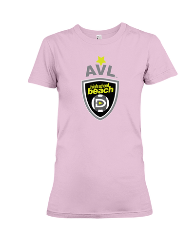 AVL High School Logo BL Ladies Tee
