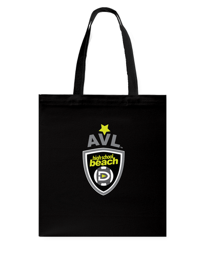 AVL High School Logo BL Canvas Shopping Tote