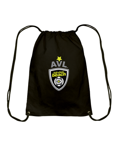 AVL High School Logo BL Cotton Drawstring Backpack