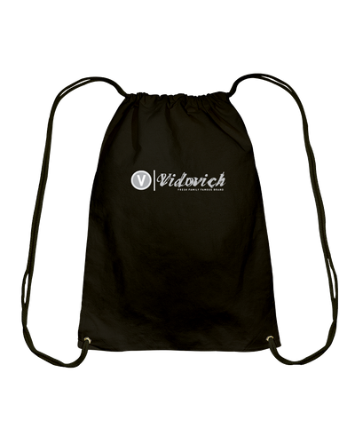 Vidovich Sketchsig Cotton Drawstring Backpack