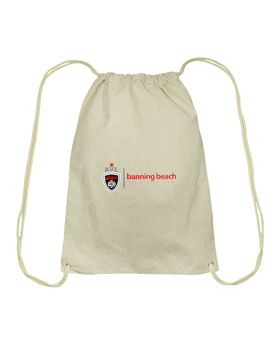Banning Beach AVL High School Cotton Drawstring Backpack