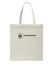 Peninsula Beach AVL High School Canvas Shopping Tote