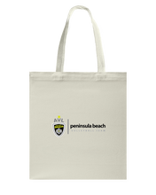 Peninsula Beach AVL High School Canvas Shopping Tote