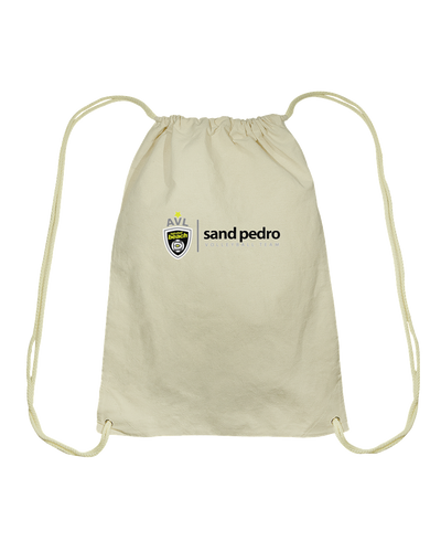 Sand Pedro AVL High School Cotton Drawstring Backpack